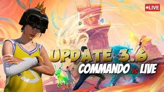 LIVERank Push kar ka Dikhao 3.6 update| PUBG MOBILE | Commando is live