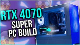 BEST: New RTX 4070 SUPER 🟢 $1200 Gaming PC Build in 2024