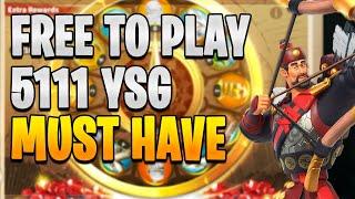 YSG Unlocked 5111 Free to Play Guide | Rise of Kingdoms