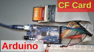 How To Save Arduino Data on a Compact Flash Card?