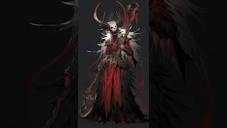 Diablo 4 Male Necromancer Concept Ai Art (midjourney v5, niji 5) #shorts