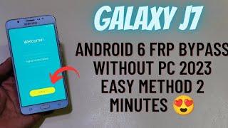 Galaxy J7 16 Frp Bypass Android 6 Without Pc 2023 | Samsung J710 Unlock Frp