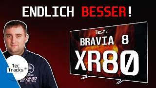  ENDLICH BESSER! ‼️ | Sony BRAVIA 8 XR80 OLED 4K-TV 2024 im TEST! | Vergleich mit LG C3 & LG C4!