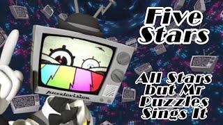 FIVE STARS - All Stars but Mr Puzzles sings it - Puzzlevision Peril (Mario’s Madness SMG4 Mix)