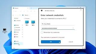 How to Fix "Enter Network Credentials" Error File Sharing in Windows 11, 10, 8.1️ Easy Solution