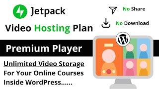 Jetpack Video Hosting | Best Video Hosting For Online Courses | VideoPress Jetpack WordPress Review