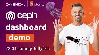 Ceph Dashboard Demo on Ubuntu 22.04 Jammy Jellyfish #linux #opensource