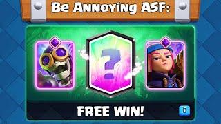 new OP clash royale strategy...