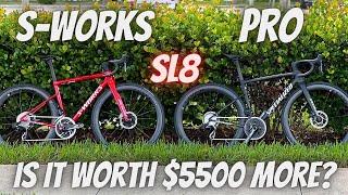 2024 SPECIALIZED TARMAC SL8 (S-WORKS vs. PRO) WHERE IS YOUR $5500 DOLLARS GOING?