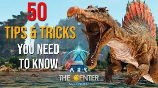 50 Tips & Tricks You NEED To Know For THE CENTER | ARK: Survival Ascended