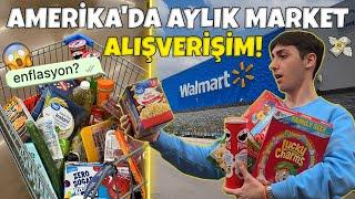 AMERİKA MARKET ALIŞVERİŞİM! Market Fiyatları 2024, Walmart Market Turu, Amerika Aylık Alışveriş Vlog