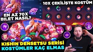 MLBB KISHIN DENSETSU KOSTÜMLERİ KAÇ ELMAS 10X ÇEKİLİTE KOSTÜM UCUZA KISHIN DENSETSU KOSTÜMÜ ALMAK