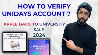 How to verify UNIDAYS Account | Back to university sale 2024 