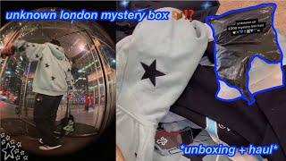 ‘unknown london’ unboxing + haul (£200 mystery box)