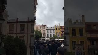 Sevilla   Fenerbahçe 09 03 2022 Fenerbahçe fans in Sevilla before the match