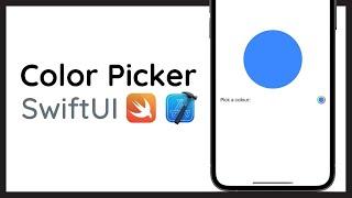 How to make a Color Picker in Xcode Tutorial (SwiftUI / iOS)