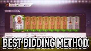 THE BEST BIDDING METHOD ON FIFA 18!! HOW I MADE 30K IN 5 MINUTES!! - 100K A DAY EASY!!