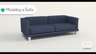 Creating a Sofa - 3ds Max Tutorial for Beginners