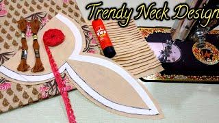 New Trendy & Beautiful  Neck Design|| Latest Neck Design Cutting and Stitching