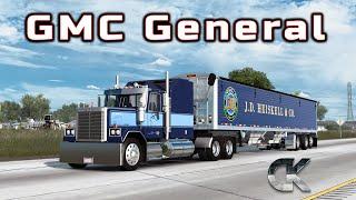 American Truck Simulator | GMC General by Selonik |  Pizzster Modding Timpte | NPI | PNG | 4K |