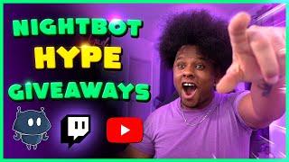 NIGHTBOT GIVEAWAY TUTORIAL/How to (Twitch Youtube Trovo)