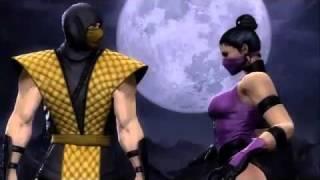 Mortal Kombat 9 - Classic Skins Scorpion and Mileena