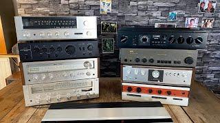 Vintage amp /receiver shootout.Marantz,Pioneer,Sansui,Sonab,NAD,Sony,Sugden