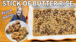 STICK OF BUTTER RICE (side dish with 4 ingredients) WITH BONUS