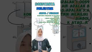 KONSTANTA fisika | Konstanta Dielektrik |  #shorts #fisika #dielektrik #medanlistrik #kelistrikan