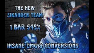 MK1 SUB-ZERO CYRAX OG TEAM COMBO SHOWCASE 1 BAR 545%       NO FB #mortalkombat1