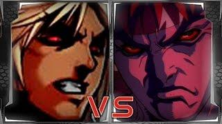 Reu Evil Ken vs Evil Ryu Ansatsuken. Street Fighter MUGEN Multiverse