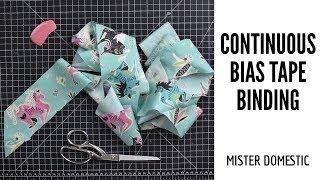 Continuous Bias Tape Binding with Mx Domestic