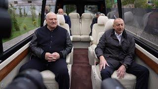 Шуша. Алиев показал Лукашенко расстрелянные памятники // Жильё для азербайджанских беженцев