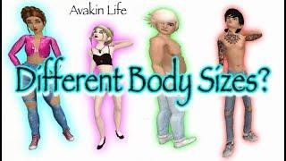 Avakin life | Different Body Shapes