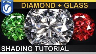 V-Ray | DIAMOND SHADER Photorealistic | Refractive Materials, Dispersion & Abbe, Issues & Solutions