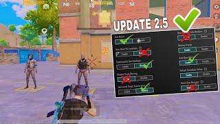 Update 2.5 | Best Settings & Sensitivity to Improve Headshots and Accuracy | BGMI/PUBG MOBILE 