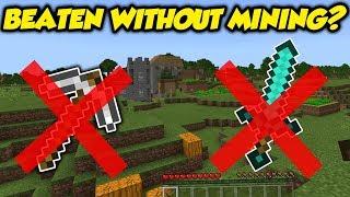 Tested: Can You Beat Minecraft Without Mining / Hitting?