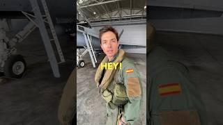 Miguel flies the Spanish Air Force EF-18 Hornet #shorts