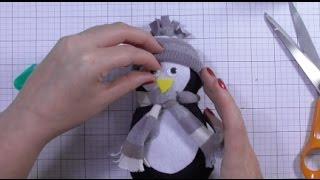 Day one - DIY No Sew Sock Penguin