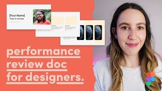 Preparing your performance review document (for designers!)