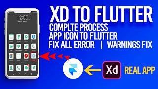 Adobe XD To Real App | Complete Process | XD to Flutter | Design Weekly