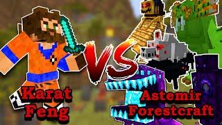 ME VS Astemir Forestcraft bosses | Player VS Minecraft Mob battle