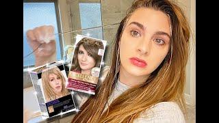 EASIEST & CHEAPEST way to Highlight/ Lowlight Hair AT HOME using Loreal Bleach/Permanent Hair Color