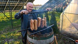 TRADYCYJNE WĘDZENIE z ZAKLINACZEM BYKÓW