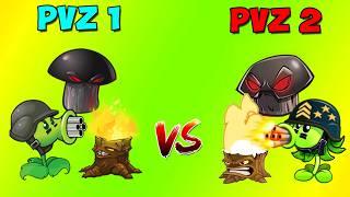 Random 16 Team Plants PVZ 1 vs PVZ 2 - Which Version Will Win?
