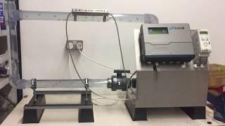 JWF Clamp-On Ultrasonic Flow Meter Demo Rig