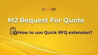 How to use Magento 2 request for quote | Quick RFQ