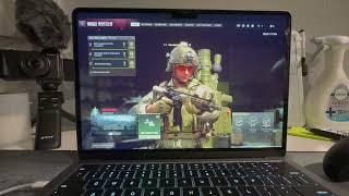 Call of Duty Warzone on M2 MacBook Air!