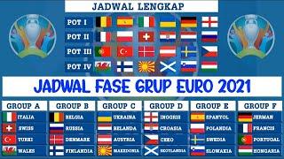 Jadwal Lengkap Pertandingan Fase Grup EURO 2021