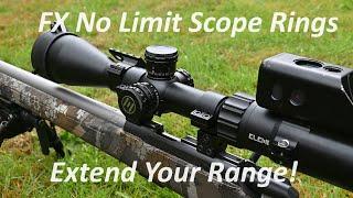 Adding FX No Limit Adjustable Scope rings to CZ 457 Stainless Synthetic for long Range Use